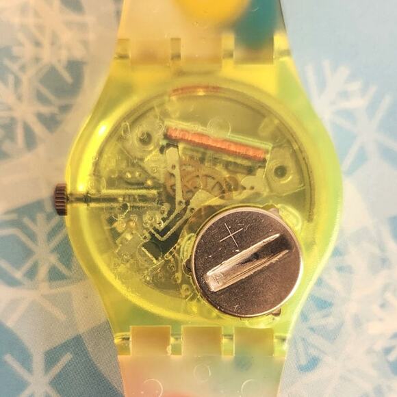 Swatch watch ROBIN GJ103 1990 Standard Gents New Old Stock with new battery - Picture 8 of 9